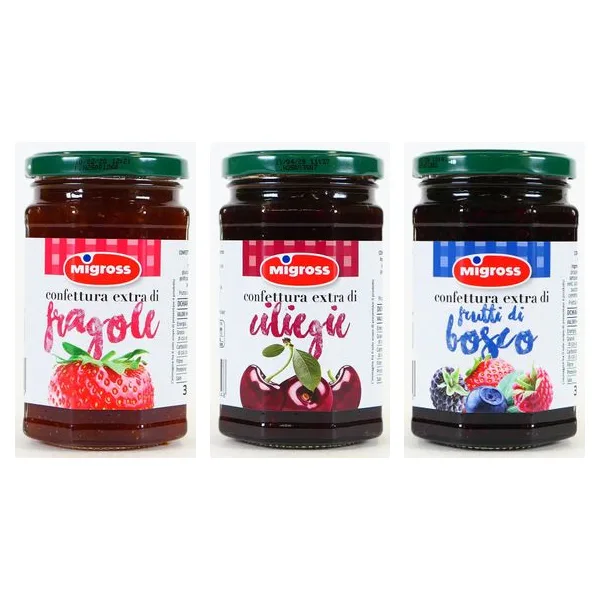 Marmellate Migross assortite, 7 tipi