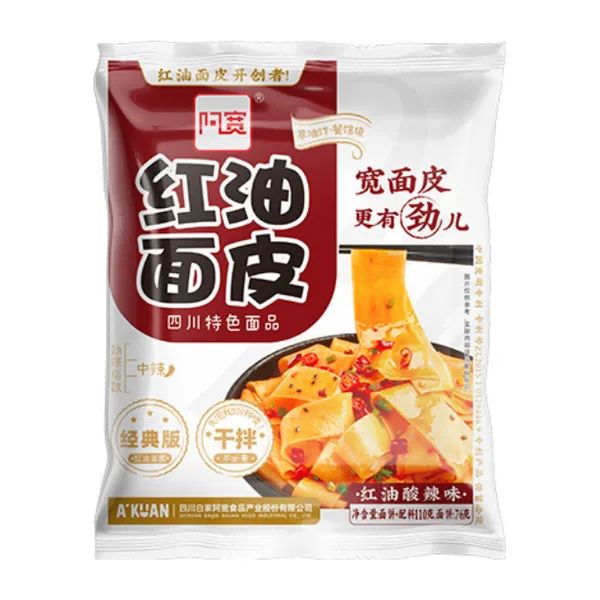 Noodles larghi agropiccanti 115g