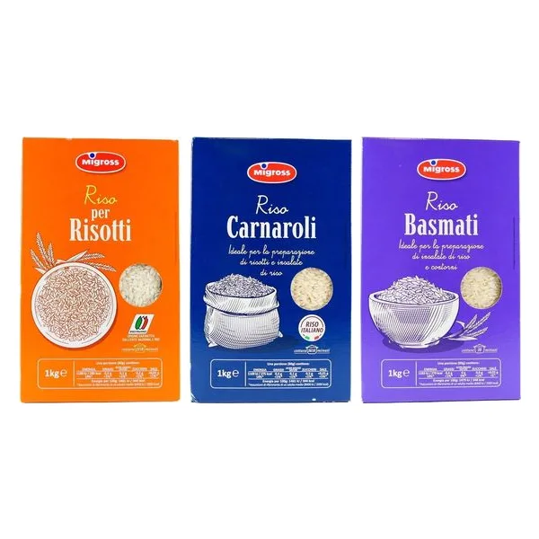Risotti assortiti, 6 tipi