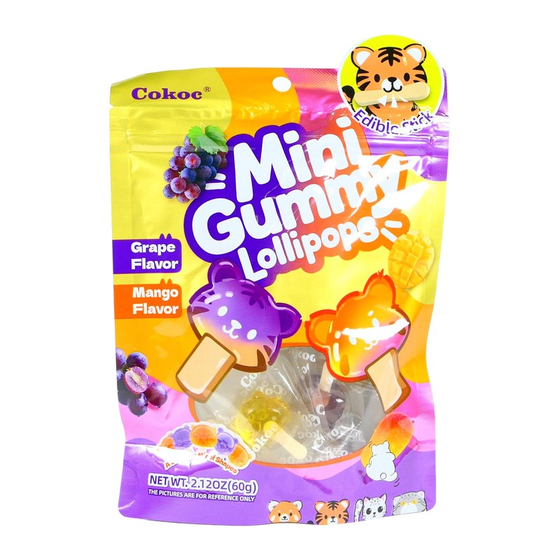Caramelle Gommose Cokoc Gusto Uva e Mango 60g
