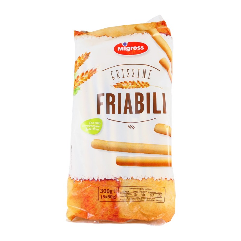 GRISSINI MIGROSS FRIABILI 300G