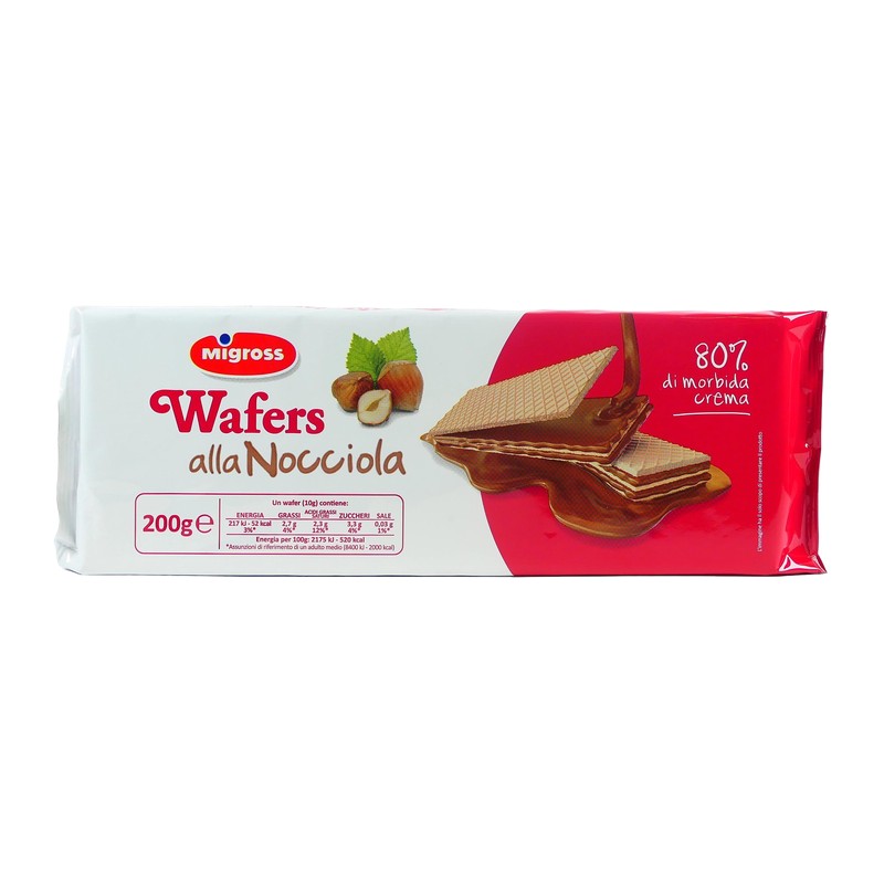 MIGROSS WAFERS NOCCIOLA GR200