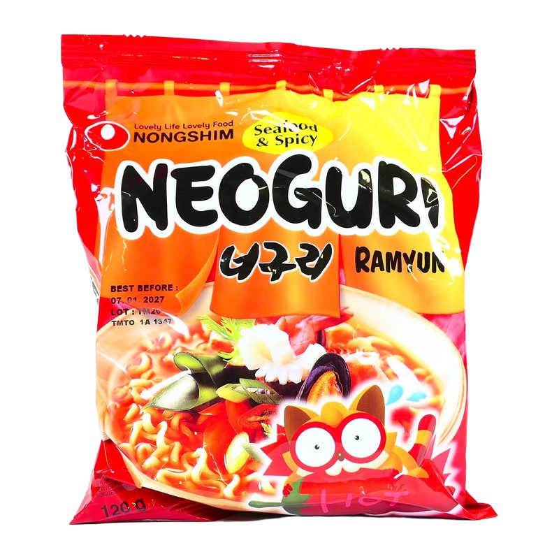 RAMEN NONGSHIM NEOGURI FRUTTI MARE PICCANTE 120G