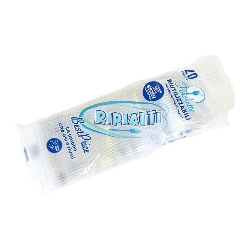 FORCHETTA RIUT.PLAS.TRASP.X20