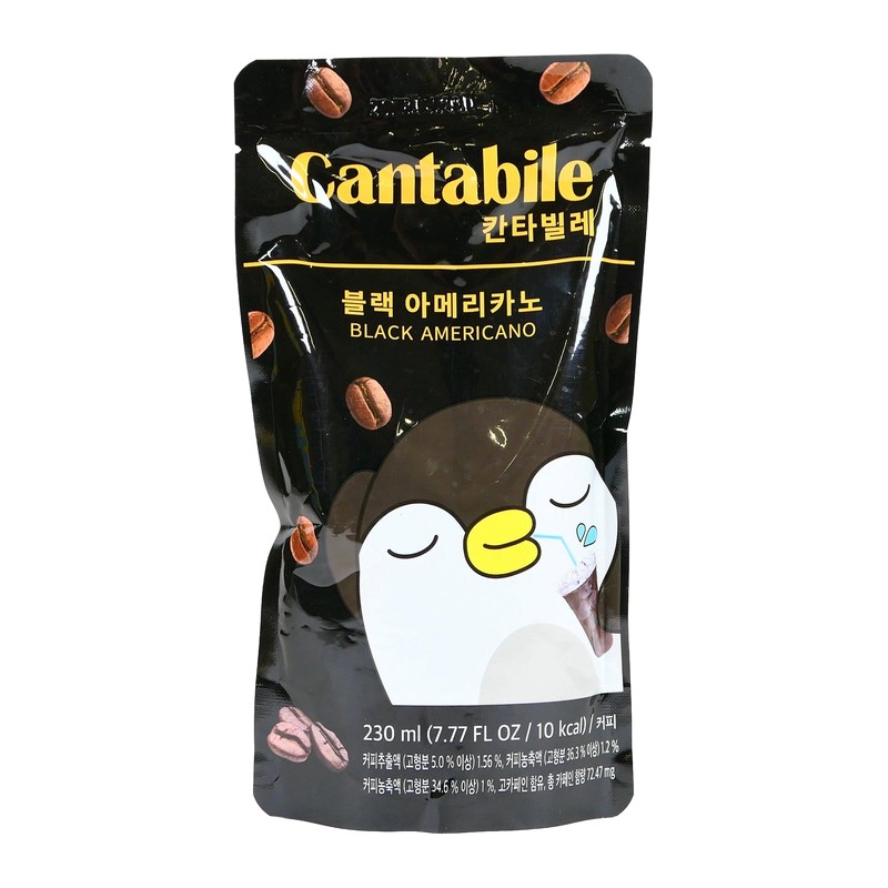 CAFFÈ CANTABILE BLACK AMERICANO SENZA ZUCCHERO 230ML