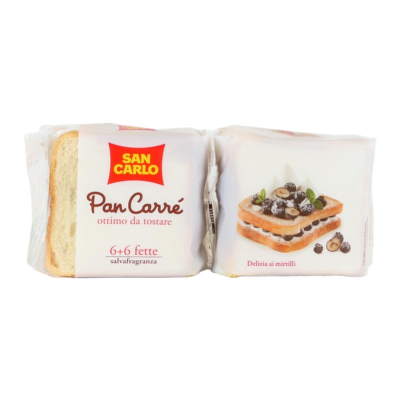 PAN CARRE 6+6 S.CARLO GR220