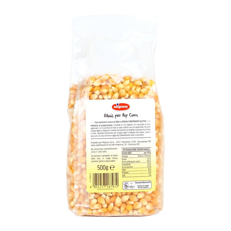 MIGROSS MAIS POP CORN GR500