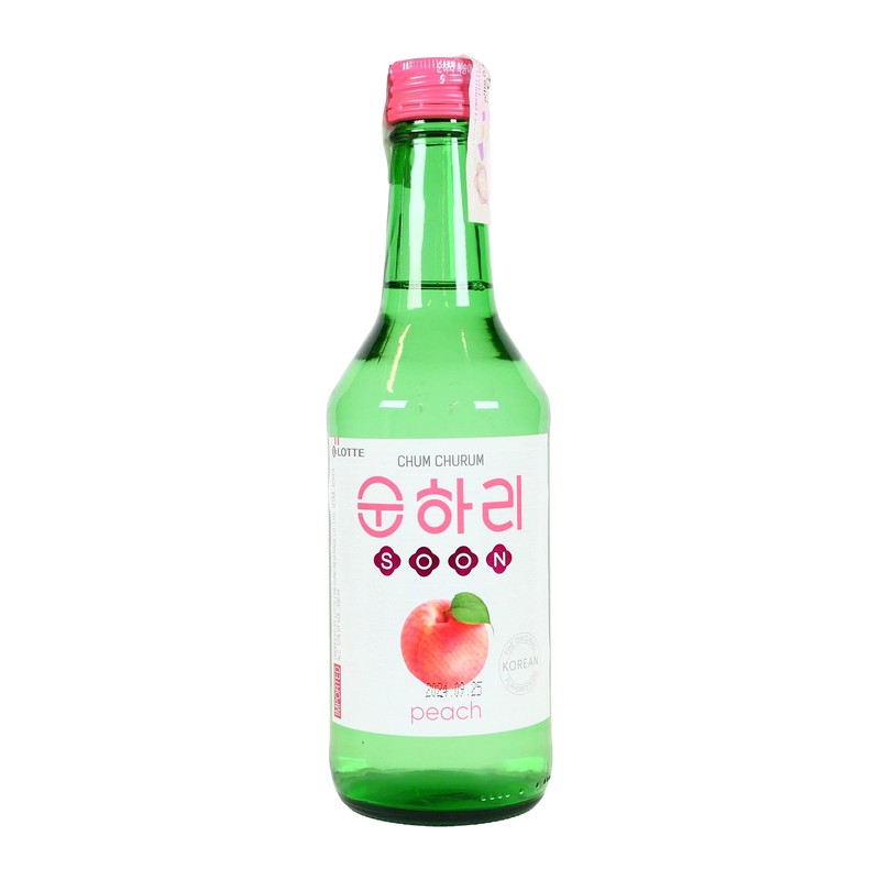 SOJU LOTTE CHUM CHURUM SOONHARI PESCA 350ML