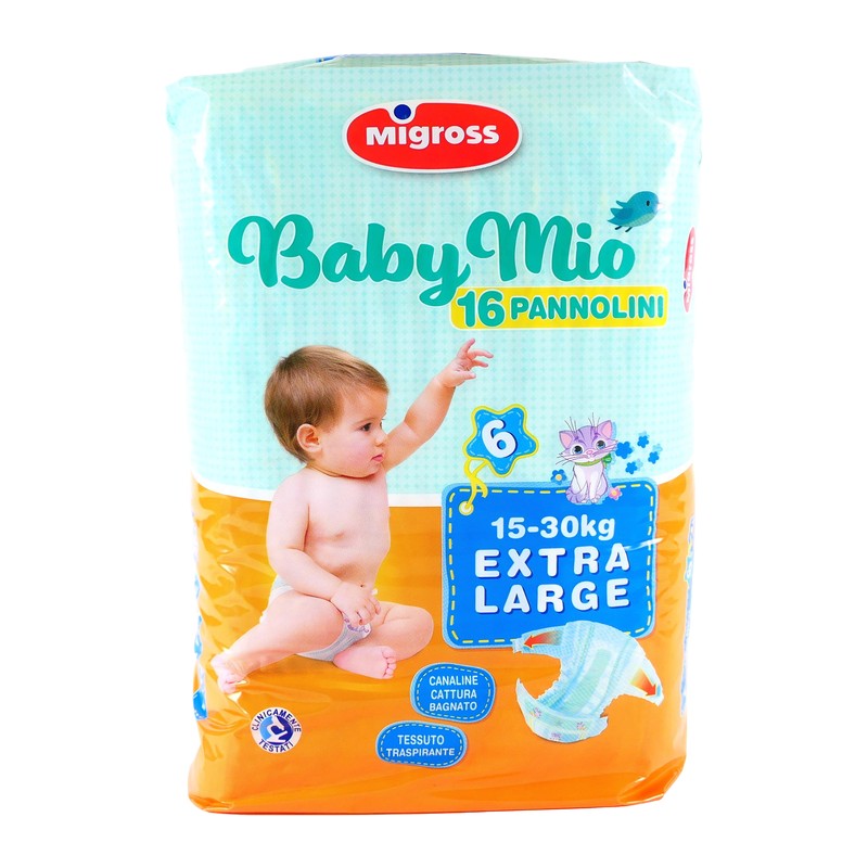 MIGROSS PANNOLINI 6XL 15/30KG X16