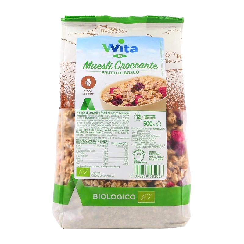 WITA BIO MUESLI FR.BOSCO GR500