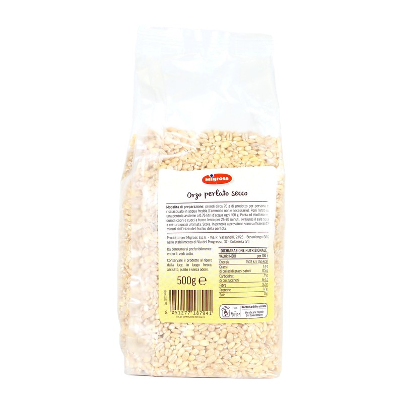 MIGROSS ORZO PERLATO GR500