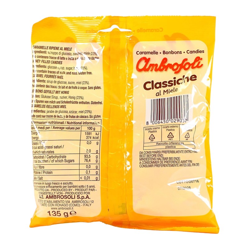 CARAMELLE MIELE AMBROSOLI GR135.