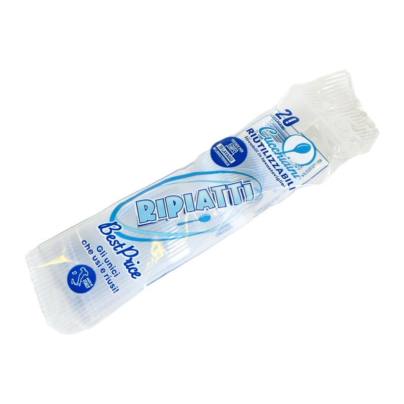 CUCCHIAINI RIUT.PLAS.TRASP.X20