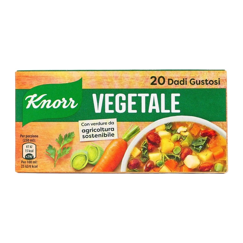 KNORR DADO VEGETALEx20 GR200