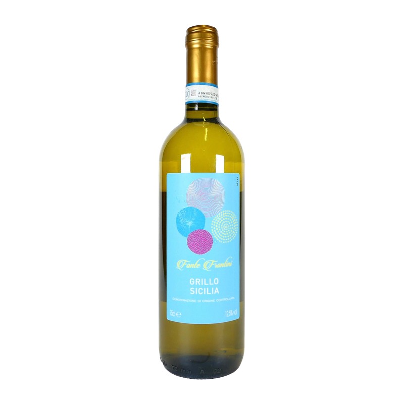 Vino Bianco Fonte Frontini Grillo Sicilia DOC 75cl