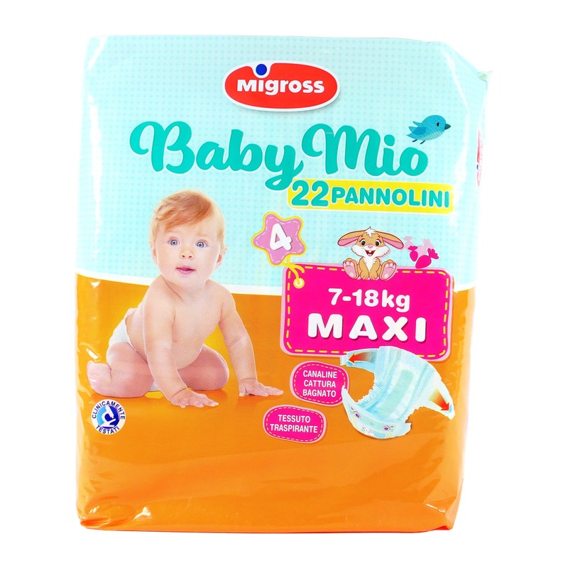 MIGROSS PANNOLINI 4MAXI 7/18KG X22