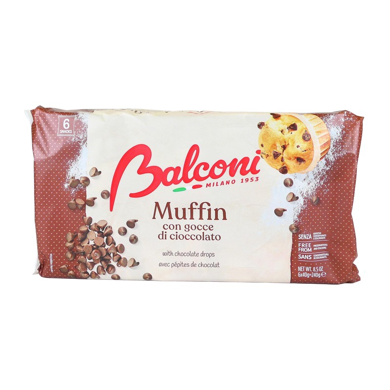 MER.MUFFIN C/GOCCE CIOCC.X6 GR240