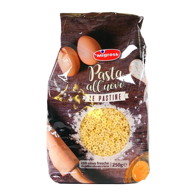 PASTA MIGROSS PASTA ALL'UOVO LE PASTINE STELLE 250G