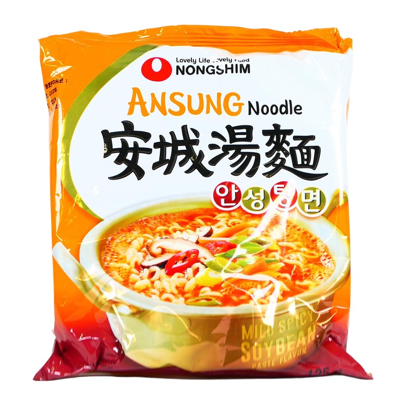 Ramen Nongshim Ansungtangmyun Gusto Pasta di Soia Piccante 125g