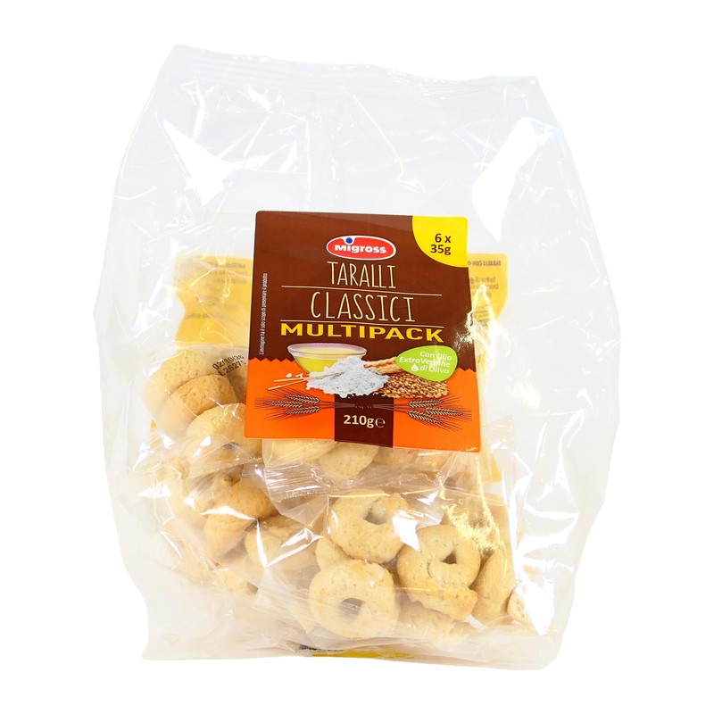 TARALLI MIGROSS CLASSICI MULTIPACK 210G
