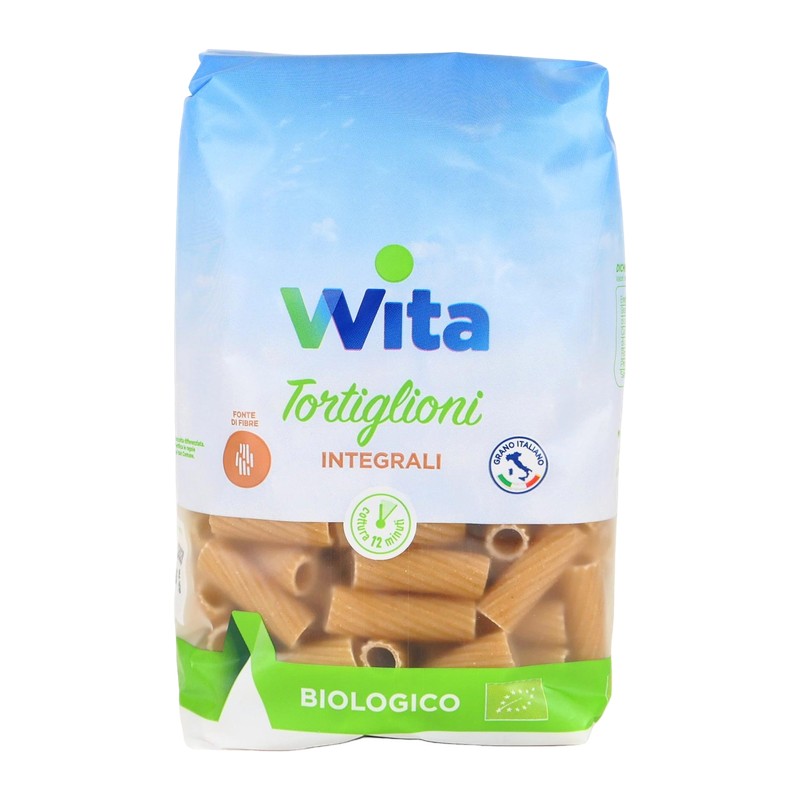 PASTA WITA TORTIGLIONI INTEGRALI 500G
