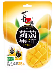 GELATINA AL GUSTO DI MANGO120G