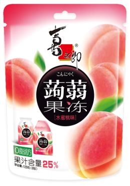 GELATINA AL SUCCO DI PESCA 120G