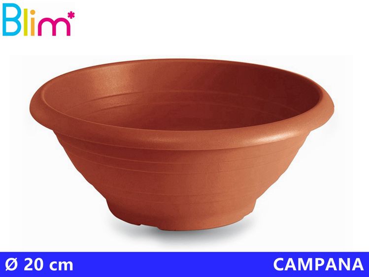 CIOTOLA CAMPANA 20 CM IN TERRACOTTA