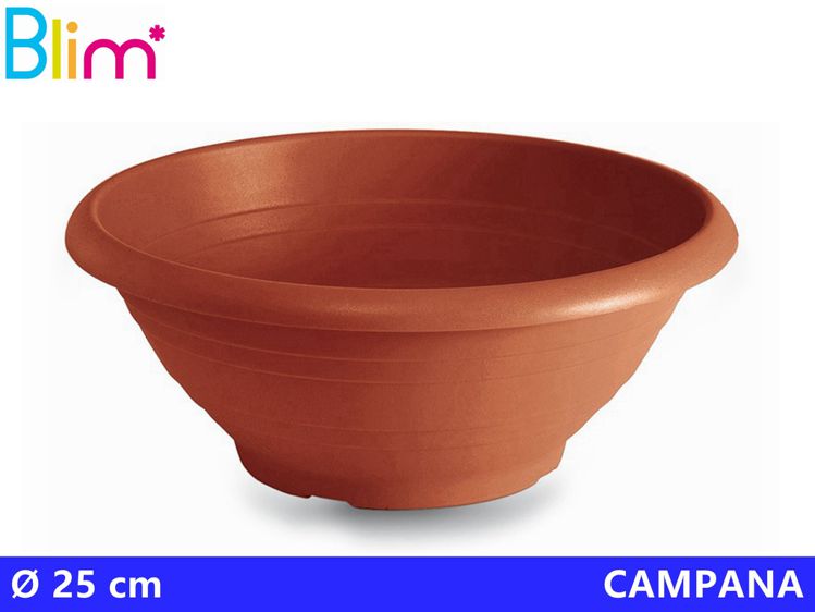 CIOTOLA CAMPANA 25 CM IN TERRACOTTA