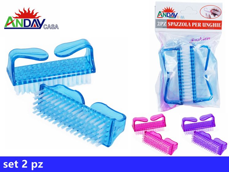 SPAZZOLA PER UNGHIE 2PZ