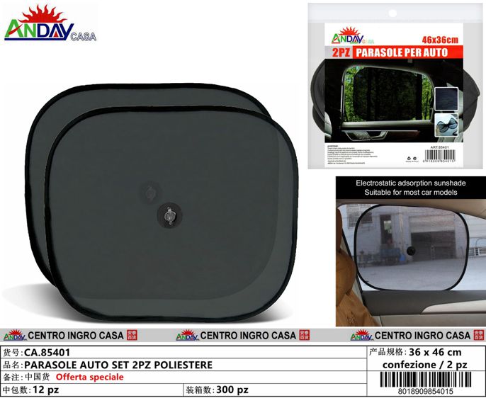 PARASOLE AUTO SET 2PZ POLIESTERE