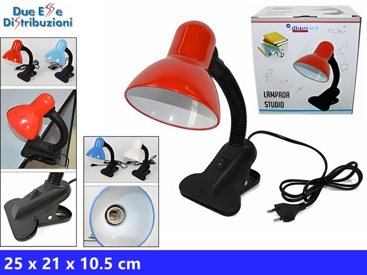 LAMPADA SCRIVANIA CON PINZA