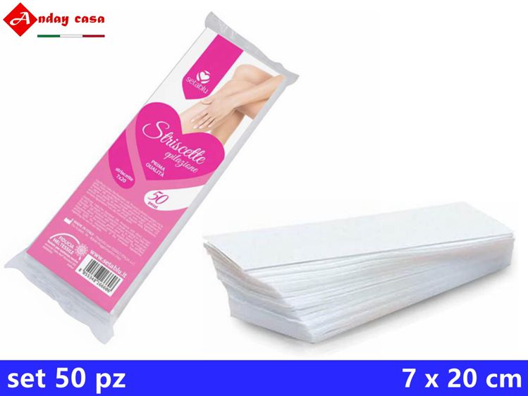 STRISCE DEPILATORIE PRETAGLIATE 50PZ