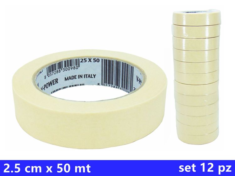 NASTRO DI CARTA 2.5CMX50M