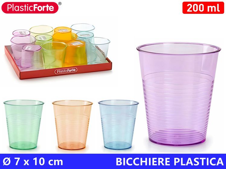 BICCHIERI MEDIANO PLASTICA