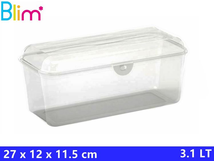 CONTENITORE BOX 3.10 L 27X12X11.5 CM NEU