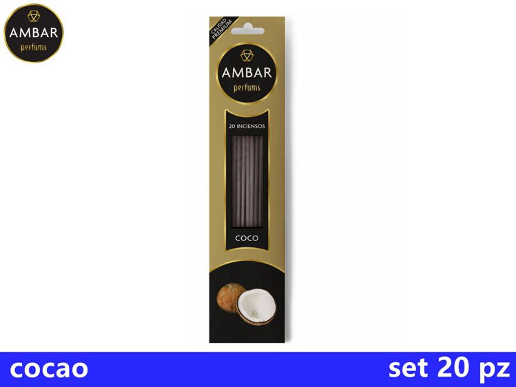 INCENSO AMBAR COCO VARILLAS