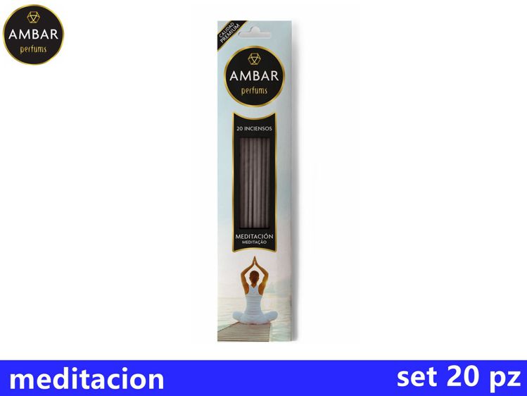 INCENSO AMBAR MEDITACION VARILLAS