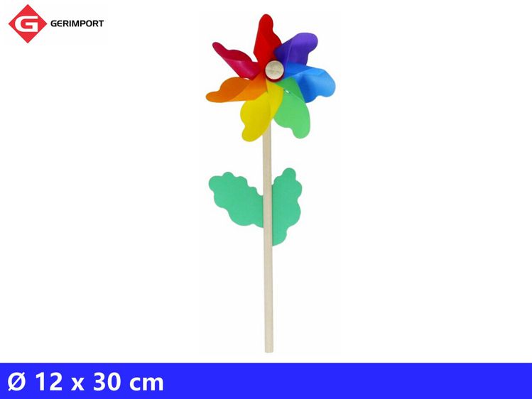MULINO A VENTO DI GIARDINO 12X30 CM