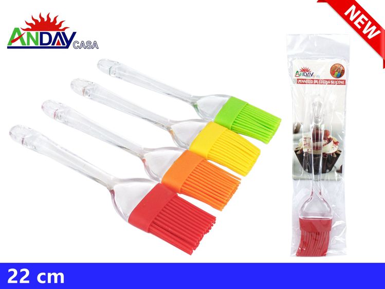 SPAZZOLA DA CUCINA SILICONE 23X5CM