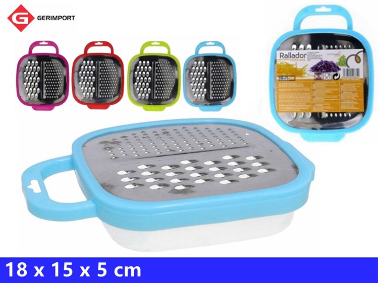 GRATTUGIA MOLTI USI-ACCIAIO SET