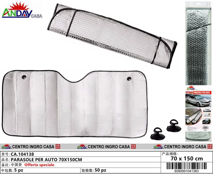 PARASOLE PER AUTO 70X150CM
