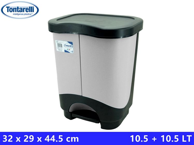 PATTUMIERA 10.50LX2 DIFF.IDEA NERA+SECCHI GRI CH