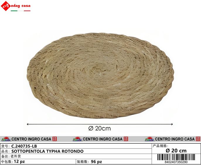 SOTTOPENTOLA TYPHA ROTONDO 0290