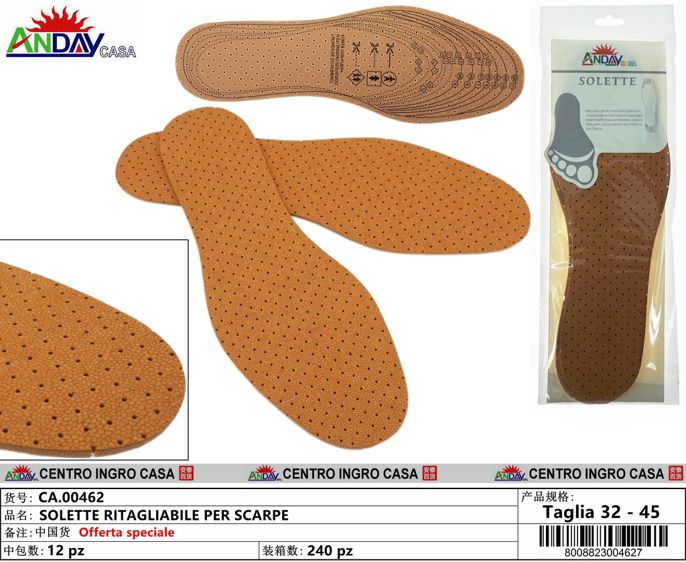 SOLETTE RITAGLIABILE PER SCARPE