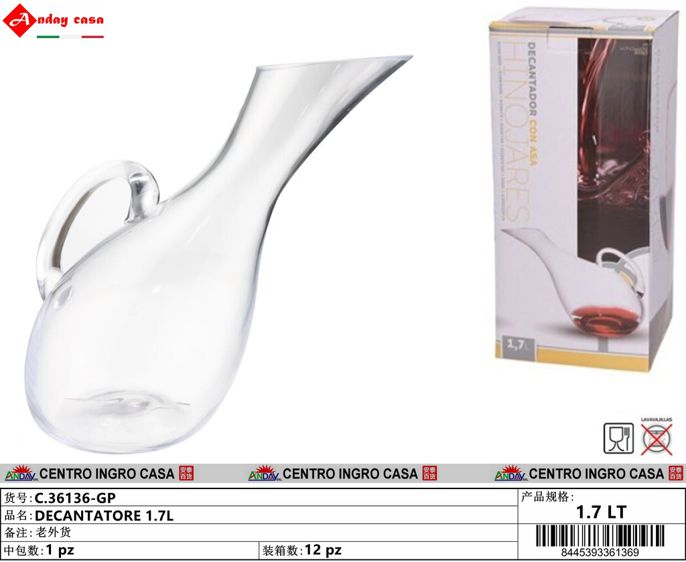 DECANTATORE 1.7L