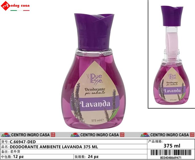 DEODORANTE AMBIENTE 375ML LAVANDA