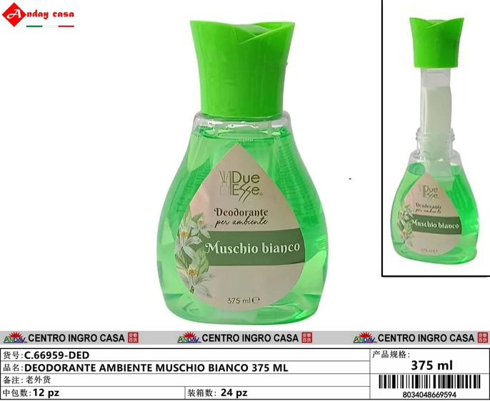 DEODORANTE AMBIENTE 375ML MUSCHIO BIANCO