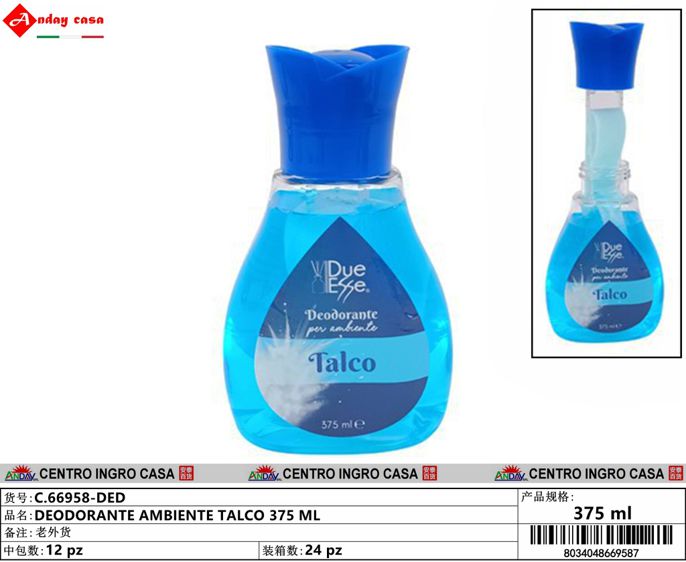 DEODORANTE AMBIENTE 375ML TALCO