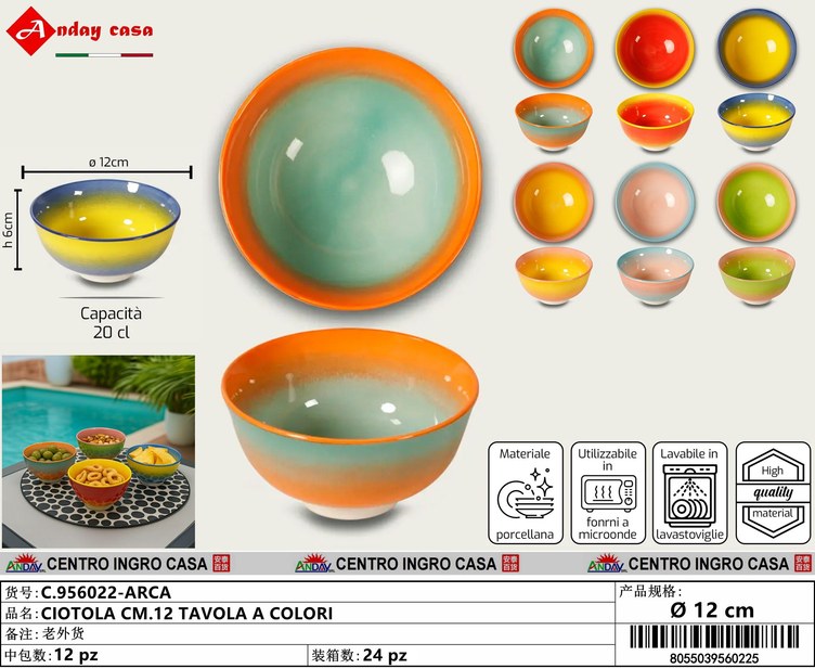 CIOTOLA CM.12 TAVOLA A COLORI